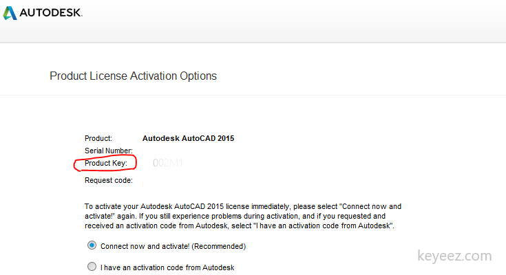 keyeez.com AutoCAD 2016 Product Key