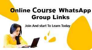 Online Courses Whatsapp Group Links