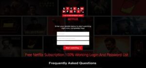 Free Netflix Subscription With Login And Password List